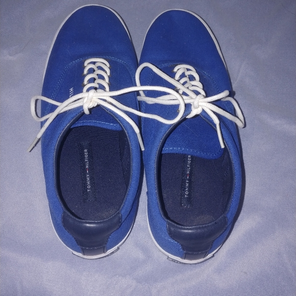 Men's 9m Tommy Hilfiger canvas deck shoes - Picture 6 of 6